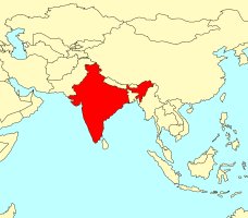 Distribution maps/India