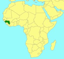 Crytea guineana_map